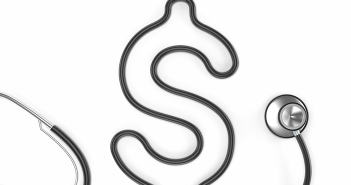 dollar sign and stethoscope