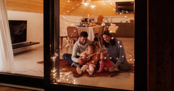 Family spending time together