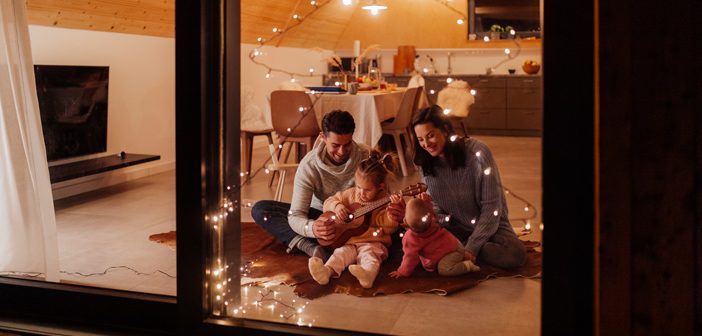 Family spending time together